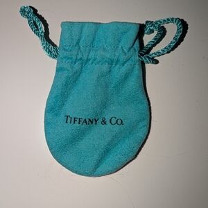 Tiffany & Co. Blue Suede Pouch